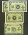 MOROCCO. Set of 4 banknotes of 10 Francs. (1943ca). (Pick: 25a). TO EXAM.