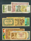 (1918ca). Set of 11 banknotes from different countries and in various qualities: Italy (3), Belgium (2), Denmark (1), Luxembourg (1), Portugal (4) and...