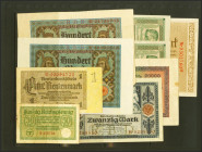 (1920ca). Set of 18 foreign banknotes of various qualities. TO EXAMINE.