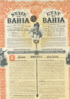 Set of 19 foreign banknotes of various countries and in various qualities, also included are 2 bonds of Gold Debt of the State of Bahia". TO EXAMINE."