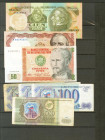 Set of 64 banknotes from various countries and in different qualities. SC/RC. TO EXAMINE.