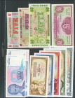 WORLD. Set of 100 banknotes from worldwide countries, many different countries, values and years. None repeated. Uncirculated. TO EXAM.