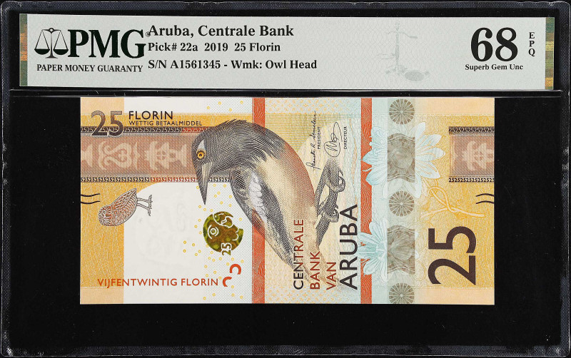 ARUBA. Lot of (4). Centrale Bank van Aruba. 10 to 200 Florins, 2019. P-21a to 25...