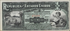BRAZIL. Thesouro Nacional. 1 Mil Reis, ND (1891). P-3c. Extremely Fine.
Toning.
Estimate: $75.00-$150.00