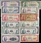 CHINA--TAIWAN. Lot of (18). Republic of China. 1, 5, 10, 50 & 100 Yuan, 1960-70. P-1969, 1970, 1971, 1972, 1976, 1977 & 1980. Very Good to Uncirculate...