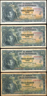 COLOMBIA. Lot of (4). Banco de la Republica. 10 Pesos Oro, 1953-61. P-400a, 400b & 400c. Fine to Extremely Fine.
Years included are 1953, 1958, 1960 ...