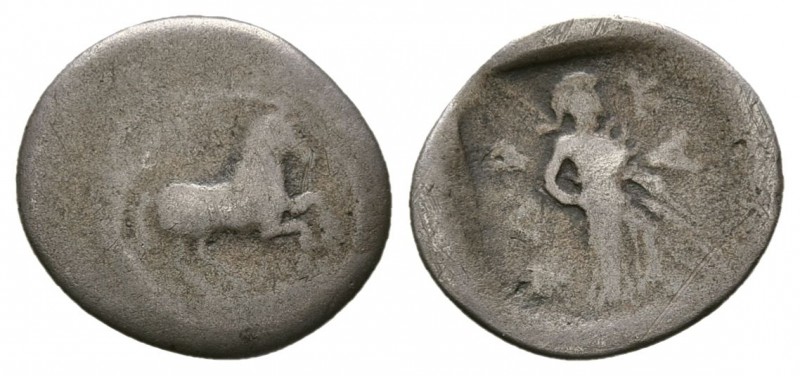 THESSALY, Pharkadon. Late 5th-early 4th centuries BC. AR Obol (0.7g, 11.3mm). 
...