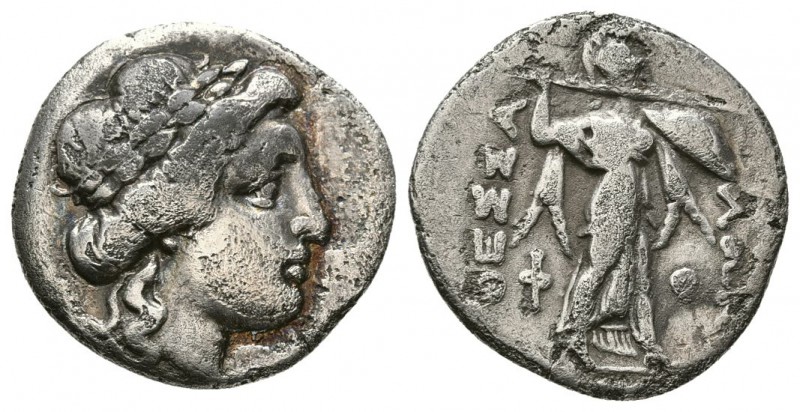 THESSALY, Thessalian League. Mid-late 2nd century BC. AR Drachm (3.9g 17.9mm). ...