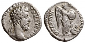 Commodus, AD. 177-192. AR Denarius. (2.50 g, 16.70 mm)
 Rome, AD. 183. 
 M COMMODVS ANTON AVG PIVS Laureate head of Commodus to right./
 TR P VIII ...