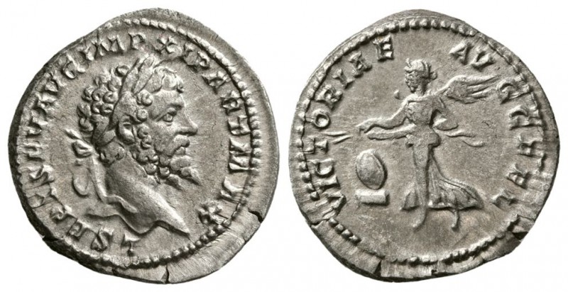 Septimius Severus. AD 202-210. AR Denarius. (3.20 g, 19.33mm) 
 Laodicea ad Mar...