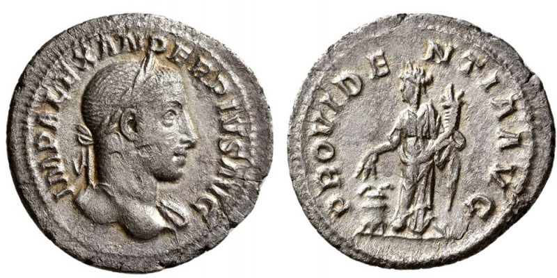 Severus Alexander. AD 231-235. AR Denarius. (2.15 g, 19.68 mm)
 Rome. 
 IMP AL...