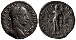Severus Alexandr. AD 222-235. AE Sestertius. (17.64 g, 30.27 mm)
 ALEXAN-DER PIVS AVG Laureate bust of Severus Alexander to right, with slight draper...