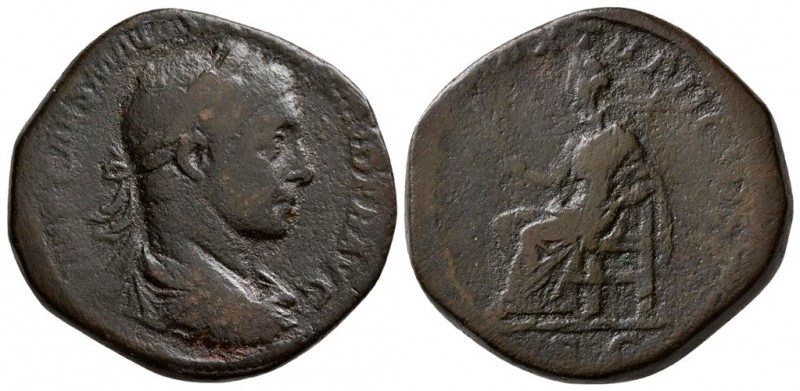 Severus Alexandr. AD 222-235. AE Sestertius. (21.20 g, 29.50 mm)
 IMP CAES M AV...