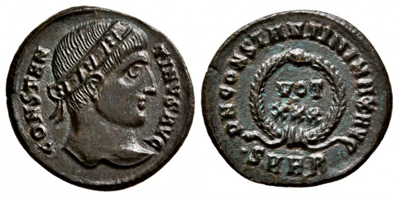 LICINIUS I. AD 317-324. AE Nummus. (3.10 g, 20.47 mm)
 Alexandria, 
 IMP C VAL...