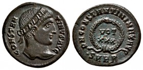 LICINIUS I. AD 317-324. AE Nummus. (3.10 g, 20.47 mm)
 Alexandria, 
 IMP C VAL LICIN LICINIVS PF AVG, laureate head right./
 IOVI CONSER-VATORI AVG...