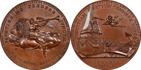 "1905" Treaty of Commerce Between Holland and the United States Medal. Holland Society of New York Replica. After Betts-604. Bronze. Mint State.
44.5...