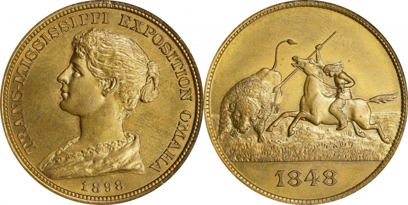 1898 Trans-Mississippi and International Exposition. Official Medal. HK-283. Rar...