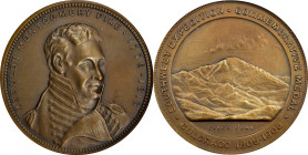 1906 Pike's Peak, "Southwest Expedition," Centennial. Official Medal. HK-338. Rarity-3. Bronze. MS-64 BN (NGC).
34 mm.