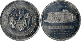 1915 Panama-Pacific International Exposition. State Fund Dollar - Arkansas. HK-403, SH 18-13 AL. Rarity-5. Aluminum. MS-63 (NGC).
38 mm.