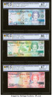 Matching Serial Number 468 Lot Cayman Islands Monetary Authority 1; 5; 10; 25; 50; 100 Dollars 2010 Pick 38a; 39a; 40a; 41a; 42a; 43a Six Examples PCG...