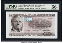Faeroe Islands Foroyar 1000 Kronur 1994 Pick 23e PMG Gem Uncirculated 66 EPQ. 

HID09801242017

© 2022 Heritage Auctions | All Rights Reserved