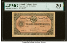 Finland Finlands Bank 10 Markkaa 1889 Pick A51 PMG Very Fine 20. 

HID09801242017

© 2022 Heritage Auctions | All Rights Reserved