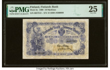 Finland Finlands Bank 10 Markkaa 1898 Pick 3c PMG Very Fine 25. 

HID09801242017

© 2022 Heritage Auctions | All Rights Reserved