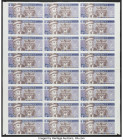 De La Rue Giori Uncut Sheet of 24 Test Notes Folded. This sheet is folded several times. 

HID09801242017

© 2022 Heritage Auctions | All Rights Reser...