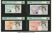 Matching Serial Number 588 Lot Great Britain Bank of England 5; 10; 20; 50 Pounds 1990 (ND 1999-2002); 1993 (ND 1999-2000); 1993 (ND 1999); ND (1999-2...