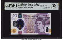 Solid 1's Great Britain Bank of England 20 Pounds 2018 (ND 2020) Pick 396a PMG Choice About Unc 58 EPQ. 

HID09801242017

© 2022 Heritage Auctions | A...
