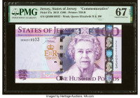 Jersey States of Jersey 100 Pounds 2012 Pick 37a Commemorative PMG Superb Gem Unc 67 EPQ. 

HID09801242017

© 2022 Heritage Auctions | All Rights Rese...