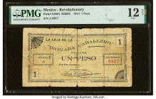 Mexico La Caja de la Brigada Caballero Tampico 1 Peso 6.6.1914 Pick S1084 PMG Fine 12 Net. This example has been repaired. 

HID09801242017

© 2022 He...