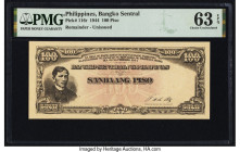 Philippines Philippine National Bank 100 Piso 29.2.1944 Pick 116r Remainder PMG Choice Uncirculated 63 EPQ. 

HID09801242017

© 2022 Heritage Auctions...