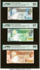 Qatar Qatar Central Bank 1; 5; 10; 50; 100; 500 Riyals ND (2003) Pick 20; 21; 22; 23; 24; 25 Six Examples PMG Superb Gem Unc 67 EPQ (2); Gem Uncircula...