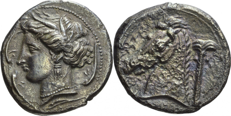 Sicily, Siculo-Punica



TETRADRAHMA

Issue: 320-300 BC, D/ Arethusa head ...
