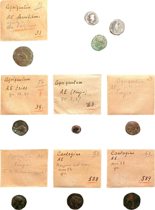 Lot of 10 bronze coins from Greek world



including: Agrigento and Carthage...