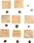 Lot of 10 bronze coins from Greek world



including: Syracuse, Solus, Rhegium, Panormo, Carthage

With 8 collection bags

PROVENANCE
ancient...