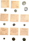 Lot of 10 bronze coins from Greek world



including: Tyndaris, Syracuse

With 8 collection bags

PROVENANCE
ancient Sicilian private collect...