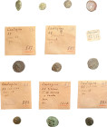 Lot of 10 bronze coins from Greek world



including: Carthage, Agrigento

With 5 sachets and 1 collection tag

PROVENANCE
ancient Sicilian p...