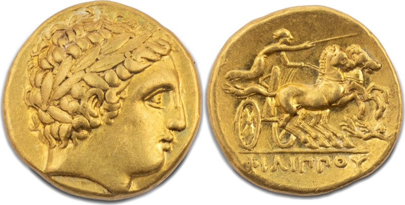Macedonia, FILIPPO II, 359-336 a.C.



STATE

Issue: 340-328 BC, D/ laurea...