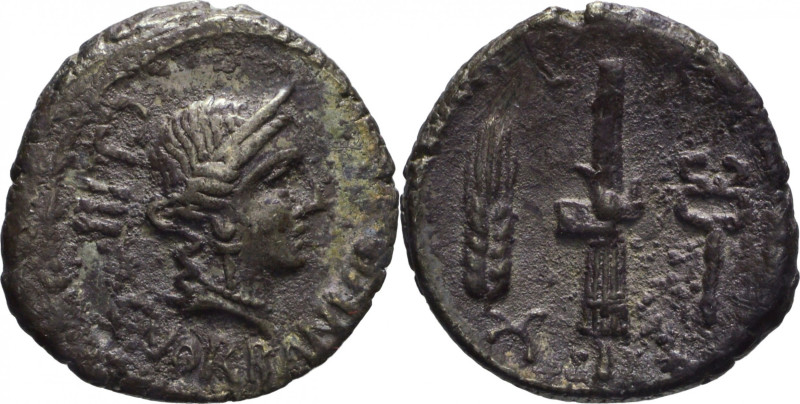 Repubblica Romana



GENS NORBANA, C. Norbanus, DENARIUS, Issue: 83 BC.

D...