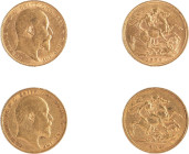 Great Britain - Edward VII
(1901-1910)


Lotto di 2 sterline

 
1902, 1907. Metallo: AV, peso totale gr. 15,92. mBB