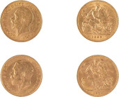 Great Britain - George V
(1910-1936)


Lotto di 2 sterline

1914, 1929. Metallo: AV, peso totale gr. 15,96. mBB