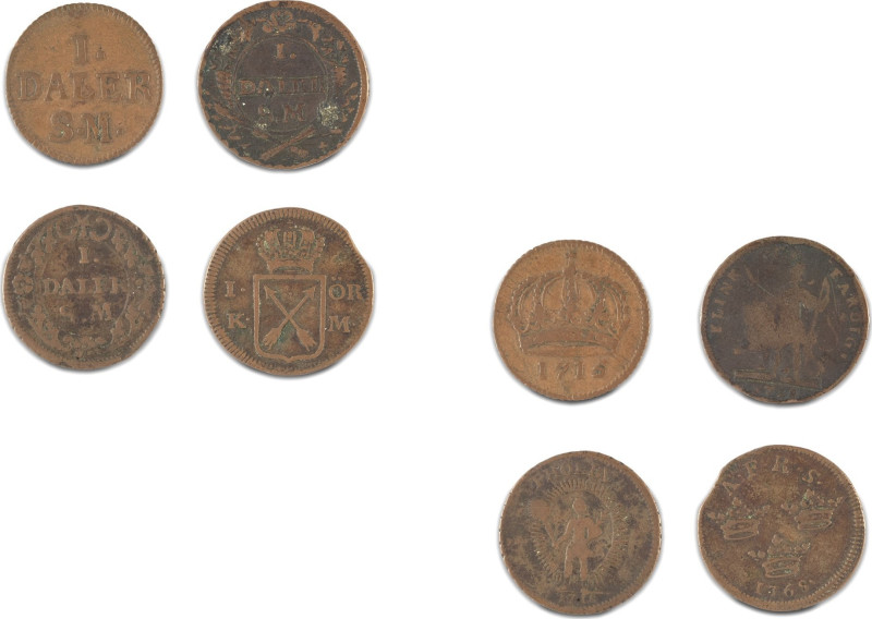 Svezia



Lotto di 4 monete

Karl XII (1697-1718): 1715, 1718, 1718; Adolf...