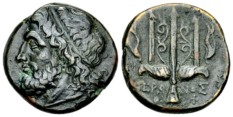 Hieron II AE Litra 

Syracuse, Sicily. Hieron II (275-215 BC). Æ Litra (19 mm,...