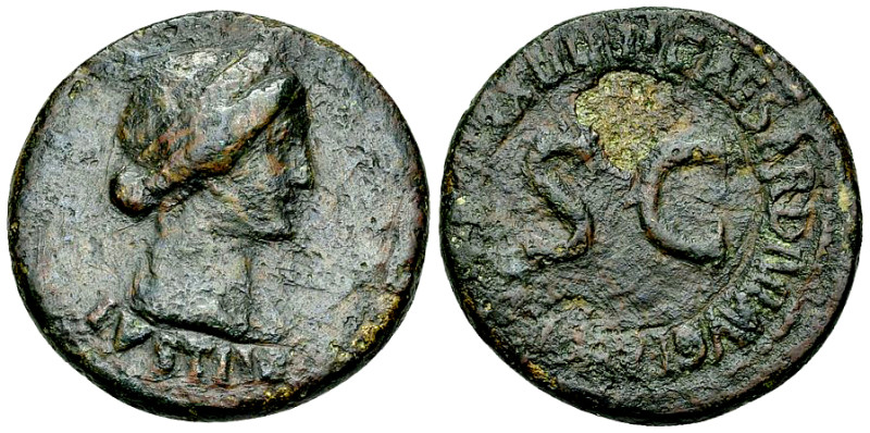 Tiberius AE Dupondius 

Tiberius (14-37 AD). AE Dupondius (14.13 gm, 6h), Rome...