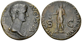 Antonia AE Dupondius, Claudius reverse