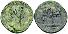 Hadrianus AE Sestertius, Liberalitas reverse