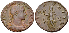 Severus Alexander AE Sestertius, Spes reverse