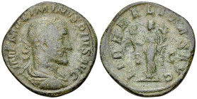 Maximinus I Thrax AE Sestertius, Liberalitas reverse
